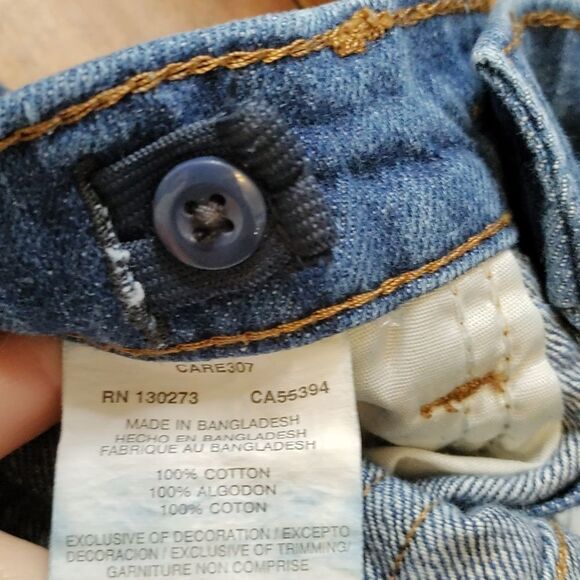 Wrangler jean shorts 3T graffiti distressed cotton spring summer adjustable wais - Picture 7 of 8